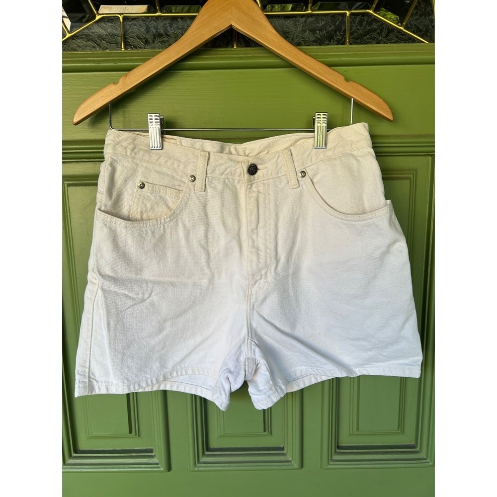 Aeropostale Jean Shorts‎ Mom Y2K High Rise Vintage Jean | Cream | Size 10